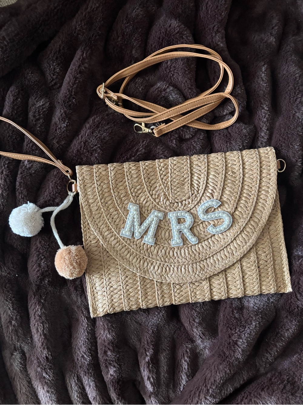 MRS Straw Summer Purse